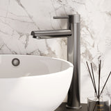 BRAUER Stripe verhoogde opbouw wastafelmengkraan model A RVS-kleurig geborsteld PVD 5-NG-002-HD7
