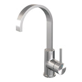 BRAUER Stripe hoge opbouw wastafelmengkraan met draaibare platte uitloop model A RVS-kleurig geborsteld PVD 5-NG-003-S5