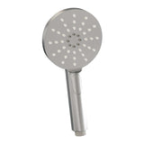 BRAUER Brushed Edition thermostatische inbouw regendouche SET 08 met 30 cm douchekop en rechte muurarm en 3-standen handdouche en doucheslang en wandaansluitbocht RVS geborsteld PVD