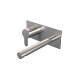 BRAUER Brushed Edition inbouw wastafelmengkraan met rechte uitloop en rozetten model D2 RVS geborsteld PVD