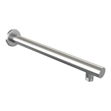 BRAUER Brushed Carving thermostatische inbouw regendouche 3-weg omstelling SET 32 met 30 cm douchekop en rechte muurarm en 3-standen handdouche en doucheslang en wandaansluitbocht RVS geborsteld PVD