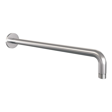 BRAUER Brushed Carving thermostatische inbouw regendouche 3-weg omstelling SET 45 met 20 cm douchekop en gebogen muurarm en 3-standen handdouche en doucheslang en geïntegreerde glijstang RVS geborsteld PVD