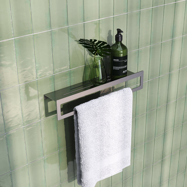BRAUER Handdoekrek met planchet RVS geborsteld PVD 5-NG-226