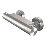 BRAUER Brushed Edition opbouw douche thermostaatkraan SET 02 met glijstang en 3-standen handdouche en doucheslang RVS geborsteld PVD 5-NG-236