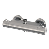 BRAUER Brushed Edition opbouw thermostatische regendouche SET 03 met 30 cm hoofddouche en staaf handdouche en doucheslang RVS geborsteld PVD 5-NG-241