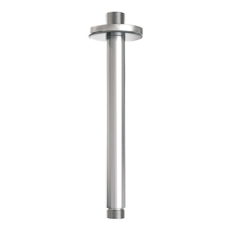 BRAUER Brushed Carving thermostatische inbouw regendouche 3-weg rond SET 77 met 20 cm douchekop en plafondarm en staaf handdouche en doucheslang en wandaansluitbocht RVS geborsteld PVD 5-NG-295