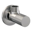 BRAUER Brushed Carving hoekstopkraan compleet met slang RVS geborsteld PVD 5-NG-317