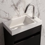 BRAUER Brushed Edition opbouw fonteinkraan met gebogen uitloop RVS geborsteld PVD 5-NG-320