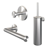 BRAUER Accessoire set 3-in-1 RVS-kleurig geborsteld PVD