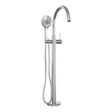 BRAUER Stripe vrijstaande badmengkraan SET 02 met 3-standen handdouche en doucheslang RVS-kleurig geborsteld PVD 5-NG-338