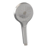 BRAUER Stripe thermostatische inbouw badkraan met drukknoppen SET 04 met uitloop en 3-standen handdouche en doucheslang en wandaansluitbocht RVS-kleurig geborsteld PVD 5-NG-364