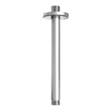 BRAUER Stripe thermostatische inbouw regendouche 3-weg rechthoekig SET 18 met 25 cm douchekop en plafondarm en 3-standen handdouche en doucheslang en wandaansluitbocht RVS-kleurig geborsteld PVD 5-NG-399
