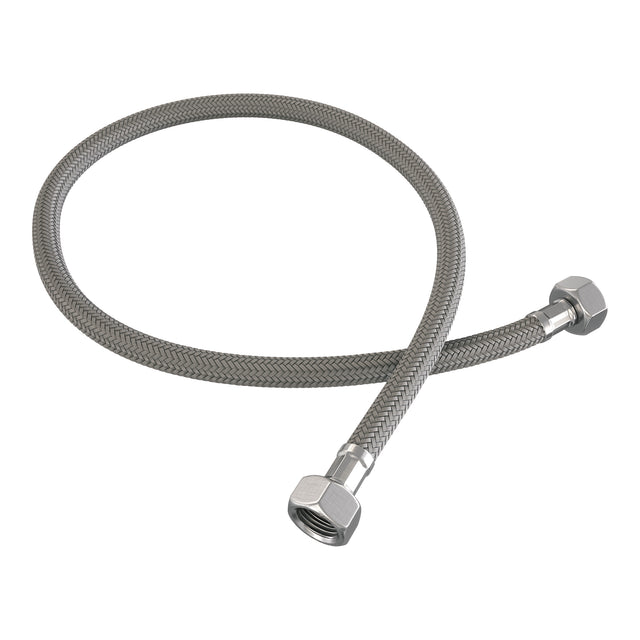 BRAUER Stripe hoekstopkraan compleet met slang RVS-kleurig geborsteld PVD 5-NG-462