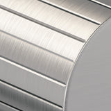 BRAUER Stripe hoekstopkraan compleet met slang RVS-kleurig geborsteld PVD 5-NG-462
