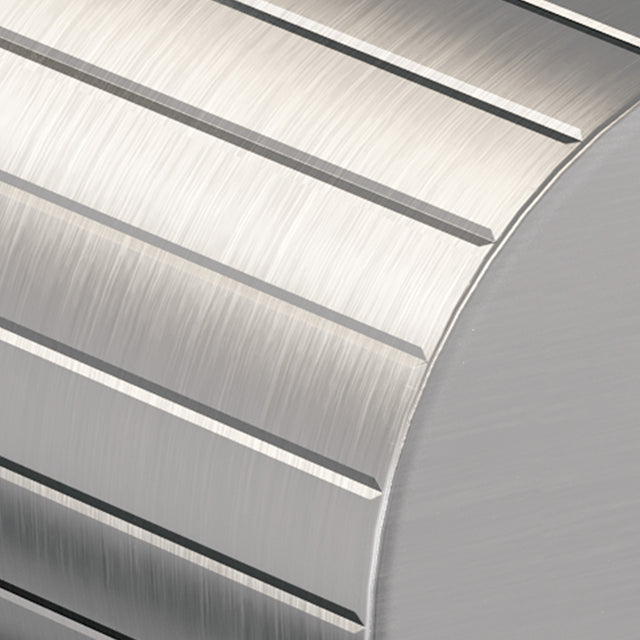 BRAUER Stripe hoekstopkraan compleet met slang RVS-kleurig geborsteld PVD 5-NG-462