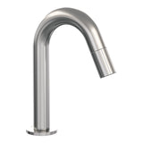 BRAUER Stripe opbouw fonteinkraan met gebogen uitloop RVS-kleurig geborsteld PVD 5-NG-464