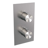 BRAUER Brushed Edition 3-weg inbouwthermostaat met in- en afbouwdelen RVS geborsteld PVD 5-NG-5100