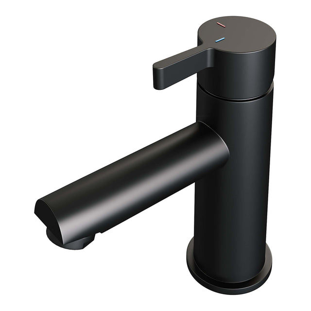 BRAUER Black Edition lage opbouw wastafelmengkraan model E mat zwart