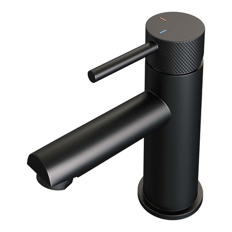 BRAUER Black Carving lage opbouw wastafelmengkraan model A mat zwart 5-S-001-HD6