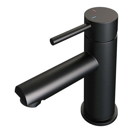 BRAUER Black Edition lage opbouw wastafelmengkraan model C mat zwart