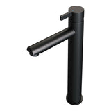 BRAUER Black Edition verhoogde opbouw wastafelmengkraan model E mat zwart