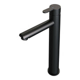 BRAUER Black Edition verhoogde opbouw wastafelmengkraan model D mat zwart