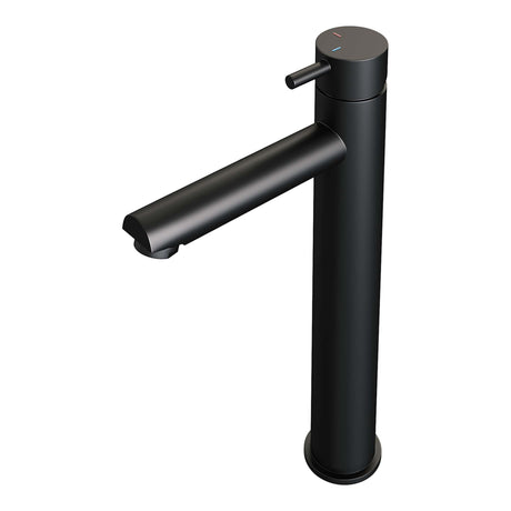 BRAUER Black Edition verhoogde opbouw wastafelmengkraan model B mat zwart