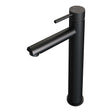 BRAUER Black Carving verhoogde opbouw wastafelmengkraan model A mat zwart 5-S-002-HD6