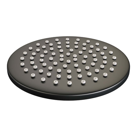 BRAUER Black Edition opbouw thermostatische regendouche SET 01 met 20 cm douchekop en staaf handdouche en doucheslang mat zwart