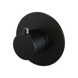 BRAUER Black Edition losse inbouwthermostaat met in- en afbouwdelen mat zwart