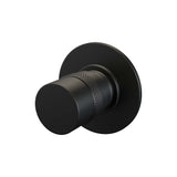 BRAUER Black Edition losse inbouw stopkraan met in- en afbouwdelen mat zwart