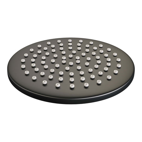 BRAUER Black Edition thermostatische inbouw regendouche 3-weg omstelling SET 33 met 20 cm douchekop en gebogen muurarm en 3-standen handdouche en doucheslang en wandaansluitbocht mat zwart