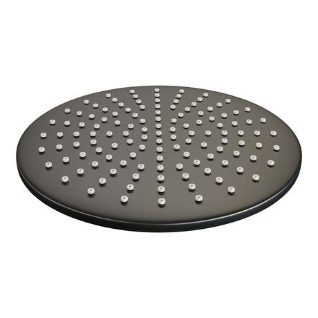 BRAUER Black Edition thermostatische inbouw regendouche 3-weg omstelling SET 36 met 30 cm douchekop en plafondarm en 3-standen handdouche en doucheslang en wandaansluitbocht mat zwart