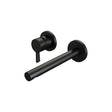 BRAUER Black Edition inbouw wastafelmengkraan met rechte uitloop en rozetten model E2 mat zwart