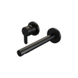 BRAUER Black Edition inbouw wastafelmengkraan met rechte uitloop en rozetten model D2 mat zwart