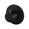 BRAUER Black Carving losse inbouwthermostaat met in- en afbouwdelen mat zwart 5-S-090