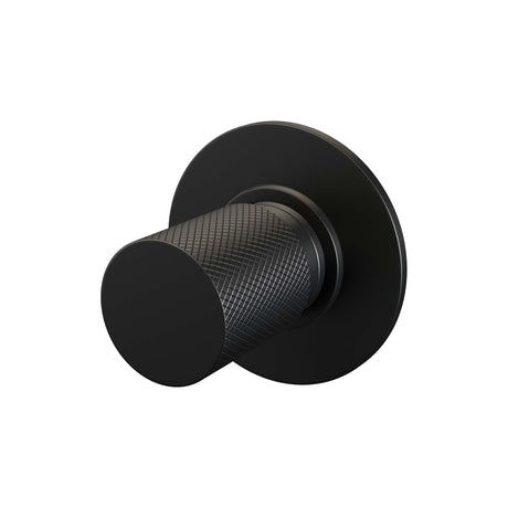 BRAUER Black Carving losse inbouw stopkraan met in- en afbouwdelen mat zwart 5-S-091