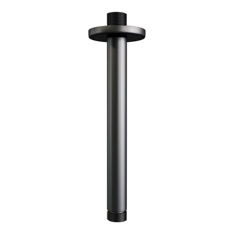 BRAUER Black Carving thermostatische inbouw regendouche 3-weg omstelling SET 29 met 20 cm douchekop en plafondarm en staaf handdouche en doucheslang en wandaansluitbocht mat zwart 5-S-125