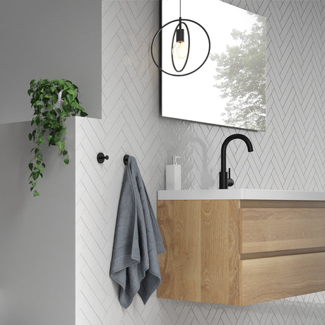 BRAUER Handdoekhaak mat zwart 5-S-149