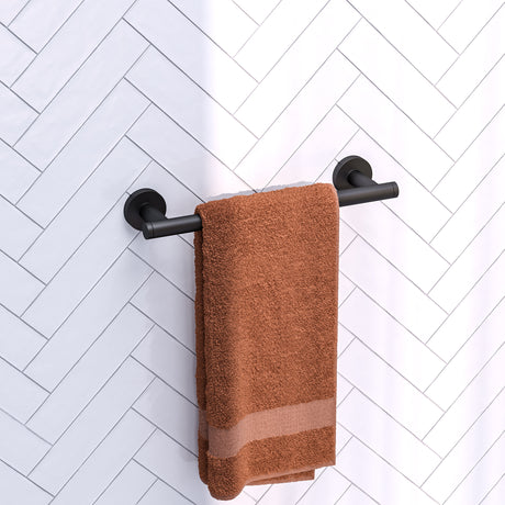 BRAUER Handdoekrek 30 mat zwart 5-S-219