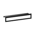 BRAUER Handdoekrek met planchet mat zwart 5-S-226