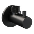 BRAUER Black Edition hoekstopkraan compleet met slang mat zwart 5-S-315
