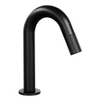 BRAUER Black Carving opbouw fonteinkraan met gebogen uitloop mat zwart 5-S-321