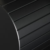 BRAUER Stripe inbouw wastafelmengkraan met rechte uitloop en afdekplaat model A1 mat zwart 5-S-330