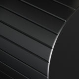 BRAUER Stripe vrijstaande badmengkraan SET 01 met staaf handdouche en doucheslang mat zwart 5-S-337