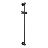 BRAUER Stripe opbouw douche thermostaatkraan SET 02 met glijstang en 3-standen handdouche en doucheslang mat zwart 5-S-346