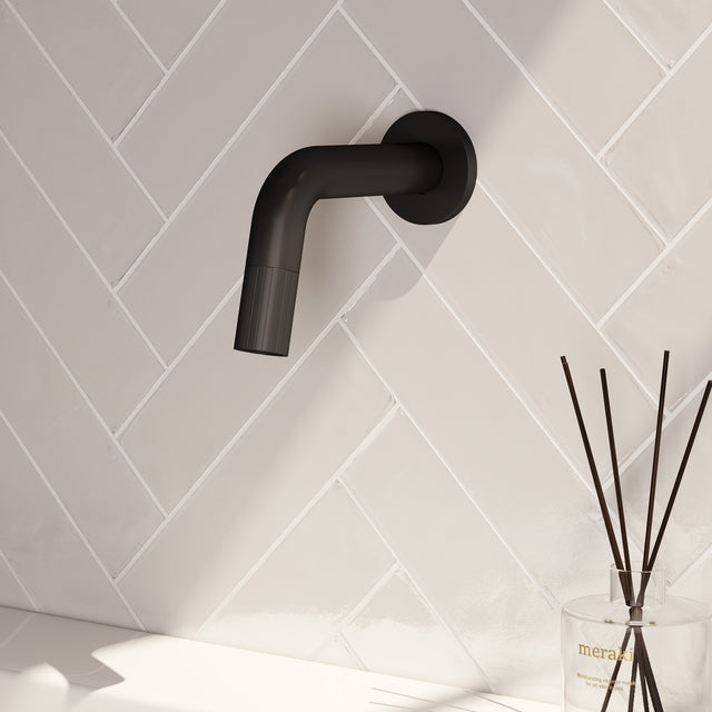 BRAUER Stripe inbouw fonteinkraan inkortbaar mat zwart 5-S-461