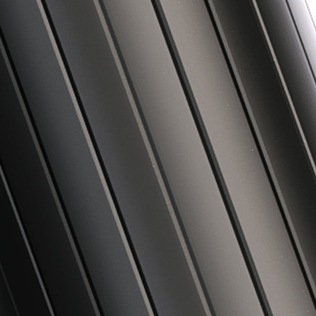 BRAUER Stripe opbouw fonteinkraan met gebogen uitloop mat zwart 5-S-464