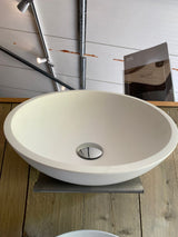 Showmodel Ink Jazz large opbouw waskom diameter 40cm matwit