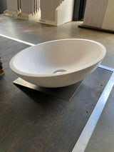Showmodel Ink Jazz large opbouw waskom diameter 40cm matwit